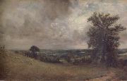 John Constable West End Field,Hampstead,noon oil